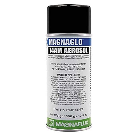 Magnaglo 14AM Prepared Oil Bath, 16 oz, Aerosol Can, Brown