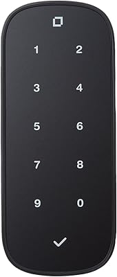 Level Smart Keypad Lock Accessory for Use with Any Level Smart Lock or Bolt, Weatherproof with LED Backlight, Bluetooth-Enabled Door Lock Accessory for Keyless Entry Matte Black