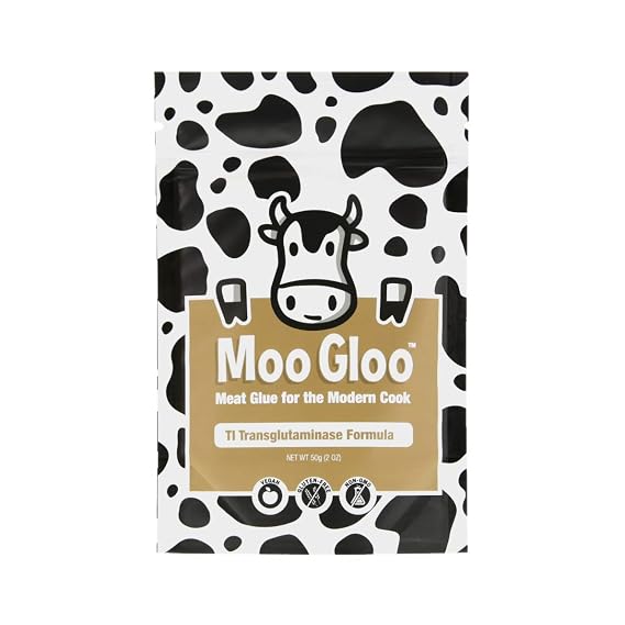 Moo Gloo Transglutaminase [TG, Meat Glue] - TI Formula - 50g/2oz