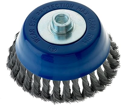 Mercer Industries 189040 - 6 x 58-11 Knot Cup Brush, .014 Carbon Steel Wire