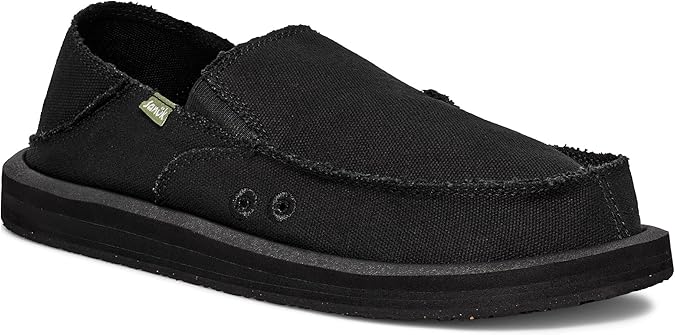 Sanuk Mens Donny Loafers for Men | Mens Shoes | Slip On Shoes for Men | Mens Slip-on Loafers | Memory Foam Footbed