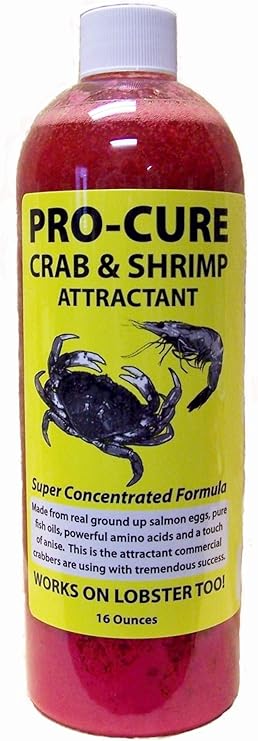 Pro-Cure Crab & Shrimp Attractant, 16 Ounce, Red