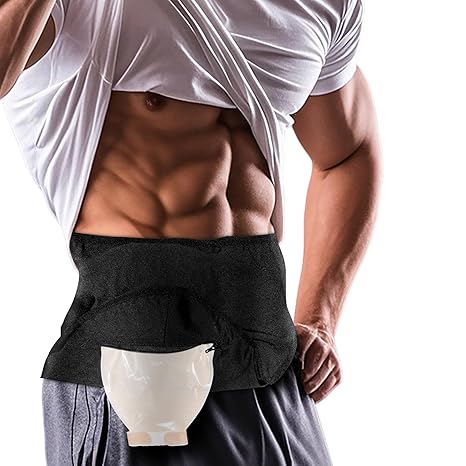 Ostomy Belt,Ostomy Supplies | Colostomy Ostomy Bag Covers for Sports | Ileostomy Belt for Men & Women | Ostomy Wrap Abdomen | Inner Pocket to Hold Ostomy Pouch