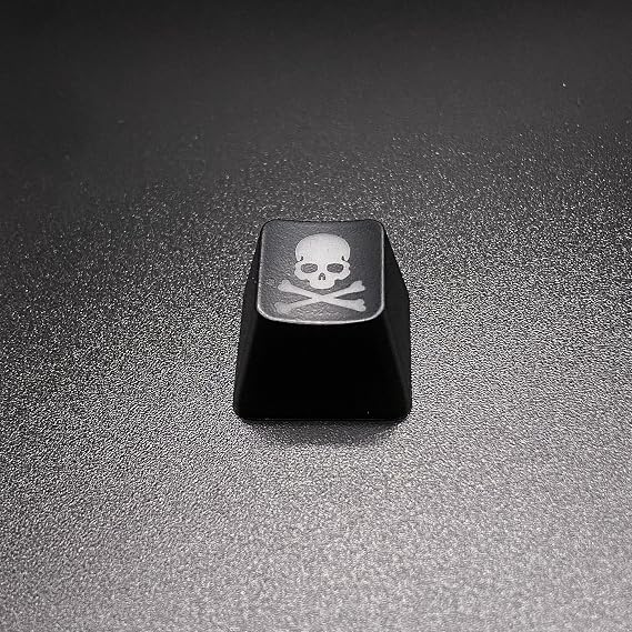 BTXETUEL Skull Artisan Keycap, Custom Mechanical Keyboard Keycap, SA Profile, R4, Translucent Backlight